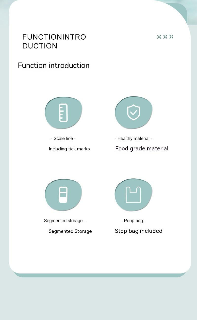 Three-in-one Bottle - Water, Food, Garbage Bag