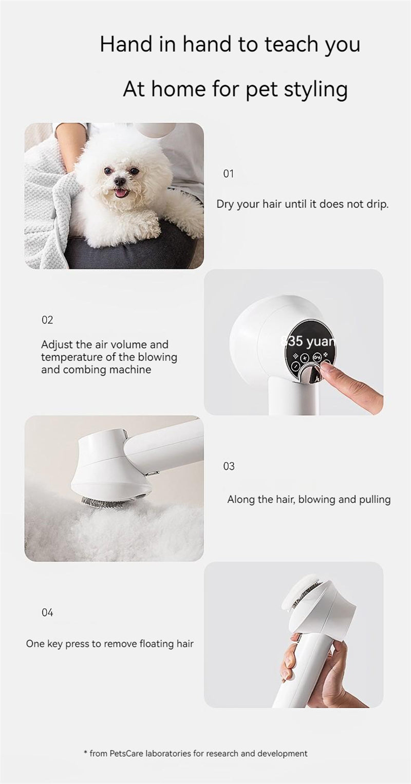 Smart Pet Hair Dryer
